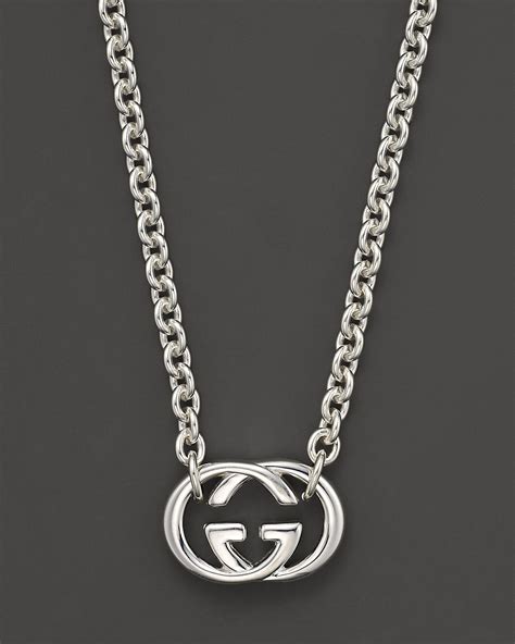 gucci silver britt necklace free shipping|Gucci Necklaces .